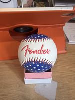 Fender Guitars Collectible Promo Baseball Red White & Blue w/ Stars B127