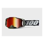 100% Armega Soledad Motocross Goggles with Mirror Red Lens Adult