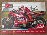 Marc Marquez Signed Ducati Moto Gp Rider Card, Silverstone (2) *COA*
