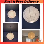 Round Lamp Paper Shade Pendant Ceiling Lightshade Cover Chandelier Shade Decor