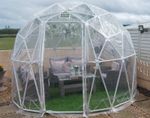 Hercules 3m Heavy Duty Dome Igloo Galvanized Steel framed Garden Pod Dining  