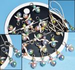 12-100 Small Rainbow Guardian Angel / Fairy Charms 14mm - Plain, Clasp, Lanyard