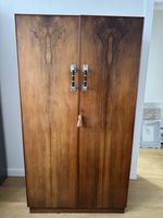 Original 1930s Art Deco Wardrobe In Excellent Condition