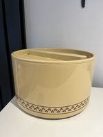 St. Michaels Beige/Cream Melamine Cake Storage Canister M&S Vintage Retro