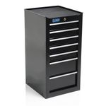 SGS Pro 7 Drawer Side Locker Tool Cabinet, Steel, Drawer Liners, Sliders & Lock