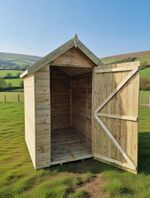 6x4 Tanalised Apex Garden Shed Factory Seconds Hut Fully T&G - FAST DELIVERY
