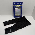 Mizuno MZO Elbow Sleeves Volleyball Black L/XL Padded Pair New