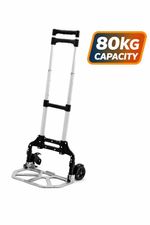 Folding Sack Truck Trolley 80kg Portable Moving Trolley Cart for Boxes Luggage