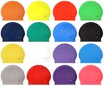 CHEX Latex Plain Adults Junior 8+ Years Boys Girls Mens Ladies Swimming Swim Cap