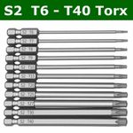 11PCS Long Reach Hex Torx Star Security Bit Set Tamper Proof Screwdriver Bits🔥