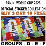 PANINI WORLD CUP 2026 STICKER COLLECTION - GROUP D - GROUP E - GROUP F - GERMANY