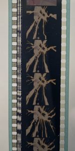 Pokémon the first Movie. Mewtwo strikes back. 1998.   35mm. Film Cell Strip