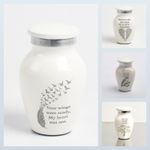 Mini Keepsake Urn for Ashes 3 Inch Aluminium Memorial with Secure Lid