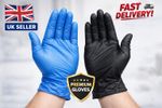 Blue Nitrile Gloves Strong Powder Free Medical Food Safe Disposable All Sizes