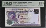 Gem UNC 50 pounds 2013 Bank of Ireland P-89 66 EPQ Northern Ireland