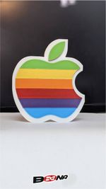 Apple Inc. logo display  70s 80s 90s 1977 - 1998 Beena Studio