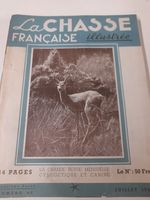 la chasse francaise illustree / vintage hunting/sporting dog/magazine JULY 1950