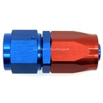 FAST FLOW AN-6 6AN JIC Straight Swivel Fuel Oil Cooler Braided Hose Fitting