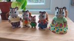 Sylvanian Families, Walnut Squirrel Family Figures x 5