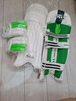 Arks Cricket : Cricket Batting Pads & Pittard Leather Gloves : Std Men's 