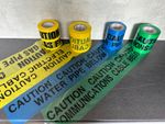 CAUTION Underground WARNING tape Electric Cable Water Pipe Gas Main