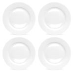 Royal Worcester Serendipity White Set of 4 Dinner Plates