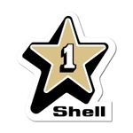Shell Oils All Stars Number 1 Barry Sheene Sticker Motorcycle Grand Prix Graphic