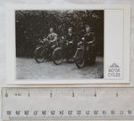 1991 postcard Two Cotton Motor Cycles mid 1920s