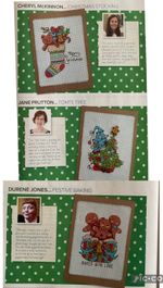 Cross Stitch Chart -  Gingerbread Men Cards