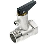 1/2" 3/4" Inch BSP Bar Universal Boiler Safety Pressure Relief Valve
