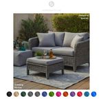 Rattan Patio Furniture Sofa Replacement Seat pad or Back Cushion 12 sizes 12 col