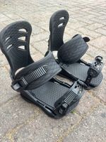 Union Youth Snowboard Bindings Black Channel Mount Pattern Left & Right Pair