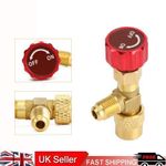 R410A Refrigeration Charging Valve Adapter 1/4" SAE Male to 5/16" SAE Famale U8