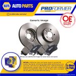 2x Vented Brake Discs and Pads fits VAUXHALL CORSA D 1.4 Front 06 to 14 257mm