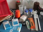 Darkroom Paterson dev tank TRAYS Minolta lens Schott glass PAPER Cylinders