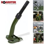 METAL JERRY CAN POURING SPOUT RUBBER FLEXIBLE NOZZLE TIP PETROL DIESEL FUEL PUMP