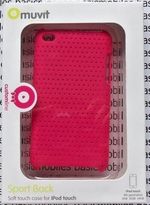 Muvit PINK PLASTIC BACK CASE for iPod Touch 4 4G 4th Generation