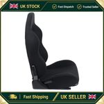 New Reclinable Universal Racing Bucket Seats w/Dual Slider Adjustable Race New