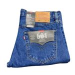 Levi's 501 Original Regular Fit Mens Mid Blue Jeans onewash UK(clearance stock)