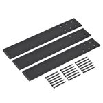 3 Pack 40.5cm Countertop Support Brackets, Hidden Knee Wall Support Bracket