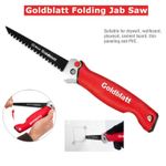 Goldblatt  Folding Jab Saw/Drywall Saw Bi-Metal Blade 8-TPI with Grip Handle
