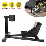 Motorcycle Motorbike Front Wheel Chock 17" - 21" Paddock Support Stand Garage UK