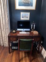 LAURA ASHLEY Balmoral Writing Desk Vintage Antique Style Drawers Chestnut Office