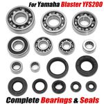 For Yamaha Blaster 200 Complete Bottom End Engine, Transmission Bearings & Seals