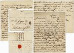 1823 LETTER MAJENDIE at HEDINGHAM CASTLE to GEPP in CHELMSFORD +HALSTEAD PY POST