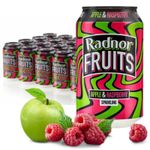 Radnor Fruits Apple & Raspberry Sparkling Cans 330ml x 24 Pack
