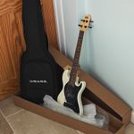 KALA Solid Body U•BASS - 4-String - Fretted -  Cream - Brand New + Gig Bag
