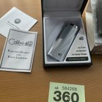 Working Vintage COLIBRI Lighter Soft Flame Silver/chrome Lot 360 New In Box