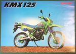 KAWASAKI KMX125 Motorcycle Sales Spec Leaflet c1994 #99948-1104 IV-I
