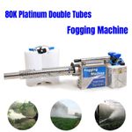 Double Tubes Fog Machine Disinfection Pulse Type Water Mist Smoke 80K Platinum